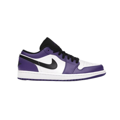 Jordan 1 Low Court Purple White 553558-500
