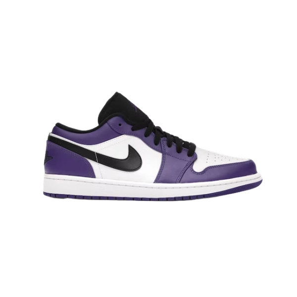 Jordan 1 Low Court Purple White 553558-500