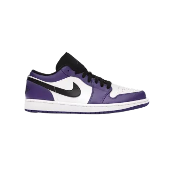 Jordan 1 Low Court Purple White 553558-500