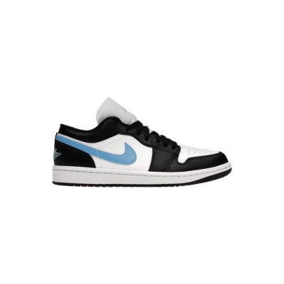 Jordan 1 Low Black University Blue White  DC0774-041