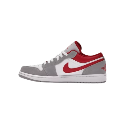 Jordan 1 Low SE Light Smoke Grey Gym Red DC6991-016