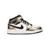 Jordan 1 Mid Metallic Gold Black White  DC1420-700