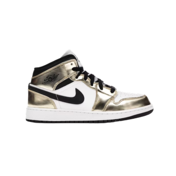 Jordan 1 Mid Metallic Gold Black White  DC1420-700