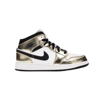 Jordan 1 Mid Metallic Gold Black White  DC1420-700