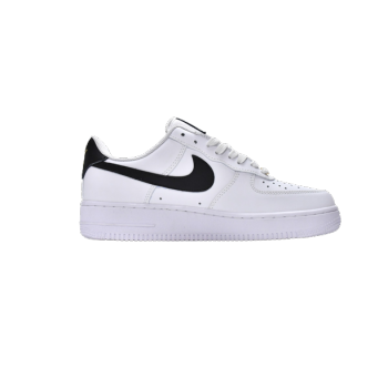 Nike Air Force 1 Low '07 Essential White Black Gold Mini Swoosh CZ0270-102