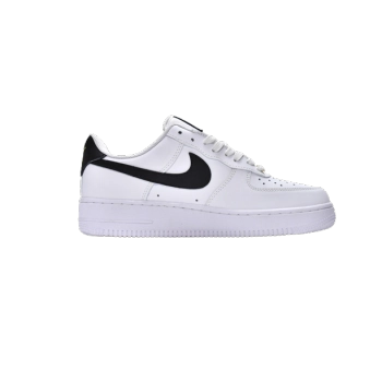 Nike Air Force 1 Low '07 Essential White Black Gold Mini Swoosh CZ0270-102