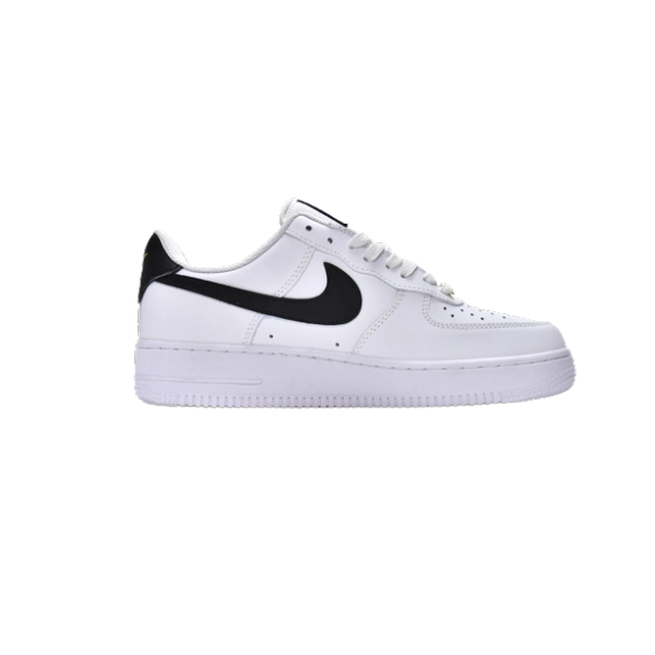 Nike Air Force 1 Low '07 Essential White Black Gold Mini Swoosh CZ0270-102