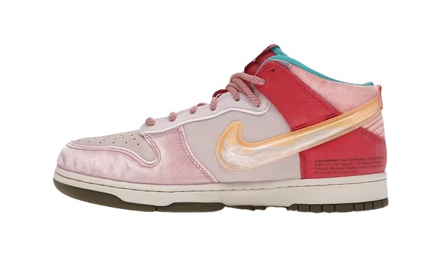 Nike Dunk Mid Social Status Free Lunch Strawberry Milk DJ1173-600