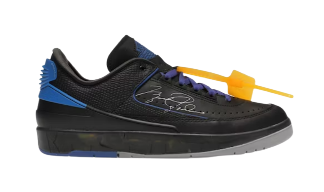 Jordan 2 Retro Low SP Off-White Black Blue DJ4375-004 