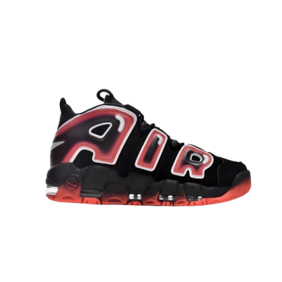 Nike Air More Uptempo Black White Laser Crimson CJ6129-001