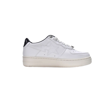 A Bathing Ape Bape Sta Black White Silver 1H70-191-022