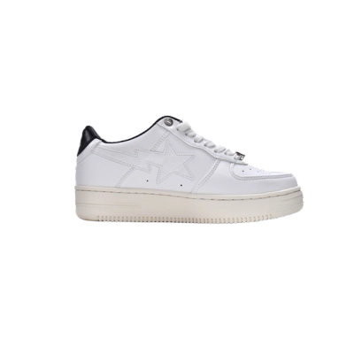 A Bathing Ape Bape Sta Black White Silver 1H70-191-022