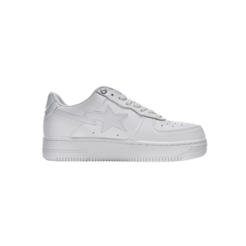 A Bathing Ape Bape Sta Low M2 White Leather (2020) 1G80191007-WHT
