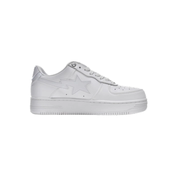 A Bathing Ape Bape Sta Low M2 White Leather (2020) 1G80191007-WHT
