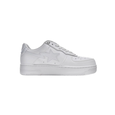 A Bathing Ape Bape Sta Low M2 White Leather (2020) 1G80191007-WHT