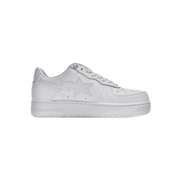 A Bathing Ape Bape Sta Low M2 White Leather (2020) 1G80191007-WHT