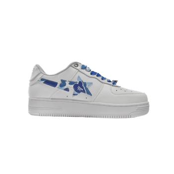A Bathing Ape Bape Sta Low White ABC Camo Blue (2021) 1H20191045-BLU
