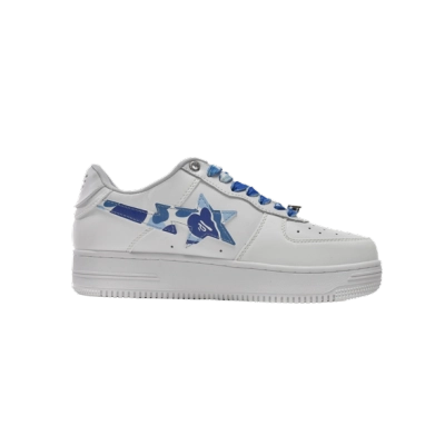 A Bathing Ape Bape Sta Low White ABC Camo Blue (2021) 1H20191045-BLU