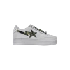 A Bathing Ape Bape Sta Low White ABC Camo Green (2021) 1H20191045-GRN