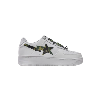 A Bathing Ape Bape Sta Low White ABC Camo Green (2021) 1H20191045-GRN