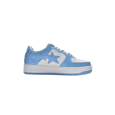 A Bathing Ape Bape Sta Patent Leather Blue White 1M70-191-001