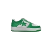 A Bathing Ape Bape Sta Patent Leather Green White 1I70-291-001/1I70-191-002