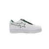 A Bathing Ape Bape Sta Patent Leather White Green 1J30-191-017/1J30-291-017