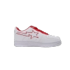A Bathing Ape Bape Sta Patent Leather White Red 1J30-191-017/1J30-291-017
