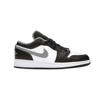  Jordan 1 Low Black White Grey 553558-040