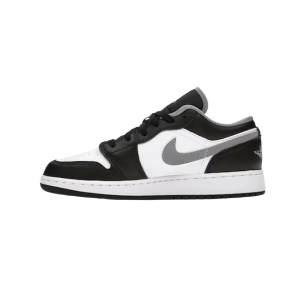  Jordan 1 Low Black White Grey 553558-040