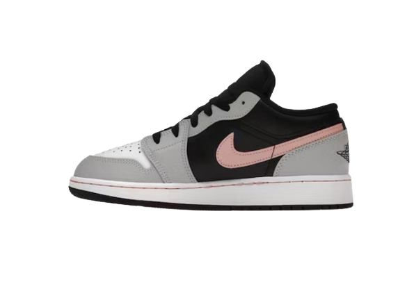 Jordan 1 Low Black Grey Pink 553558-062