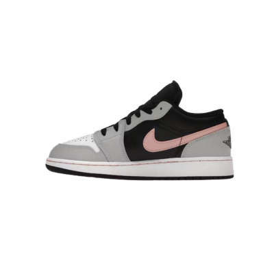 Jordan 1 Low Black Grey Pink 553558-062