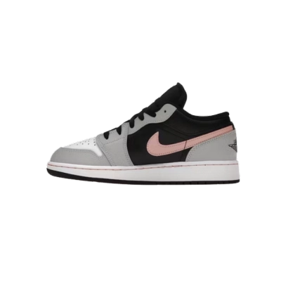 Jordan 1 Low Black Grey Pink 553558-062