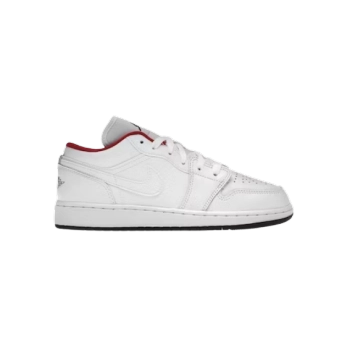 Jordan 1 Low White Gym Red Black  553560-164