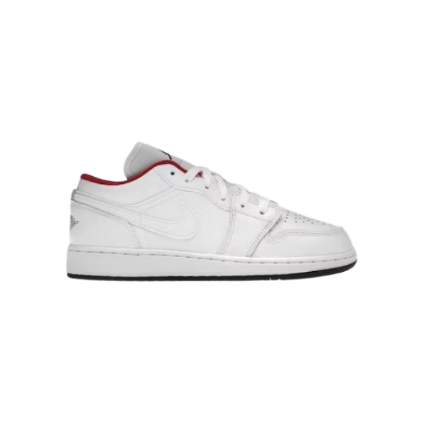 Jordan 1 Low White Gym Red Black  553560-164