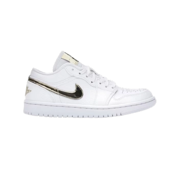 Jordan 1 Low White Metallic Gold CZ4776-100