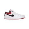 Jordan 1 Low White University Red Black 553558-118