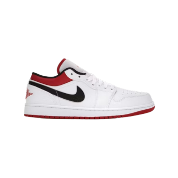 Jordan 1 Low White University Red Black 553558-118