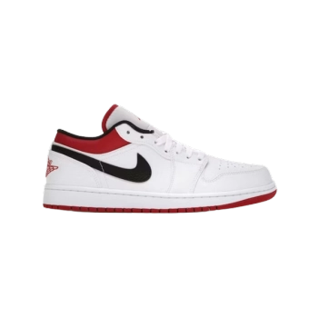 Jordan 1 Low White University Red Black 553558-118