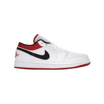 Jordan 1 Low White University Red Black 553558-118
