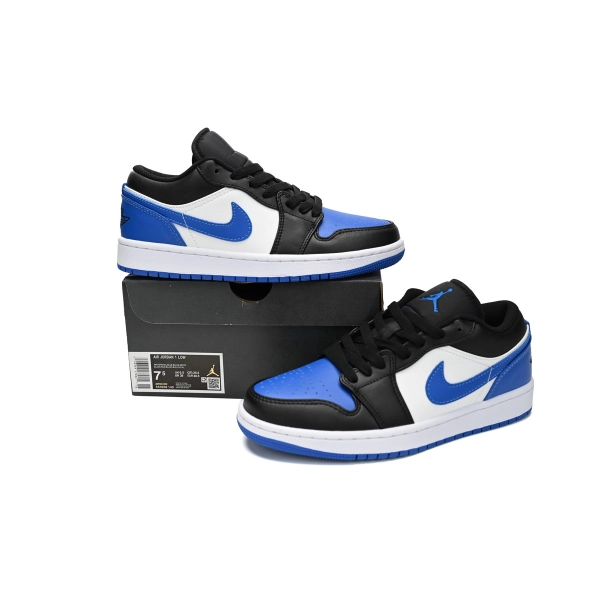 Jordan 1 Low Alternate Royal Toe 553558-140
