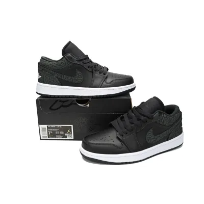 Jordan 1 Low SE Black Elephant FB9907-001