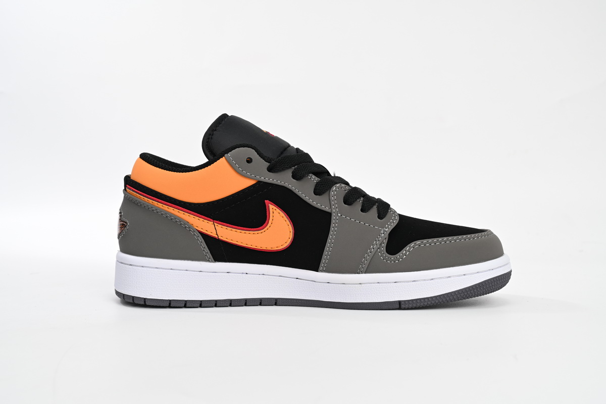 Jordan 1 Low SE Light Graphite Vivid Orange FB7308-008