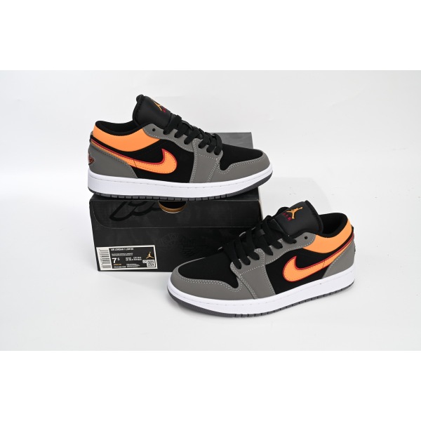 Jordan 1 Low SE Light Graphite Vivid Orange FB7308-008