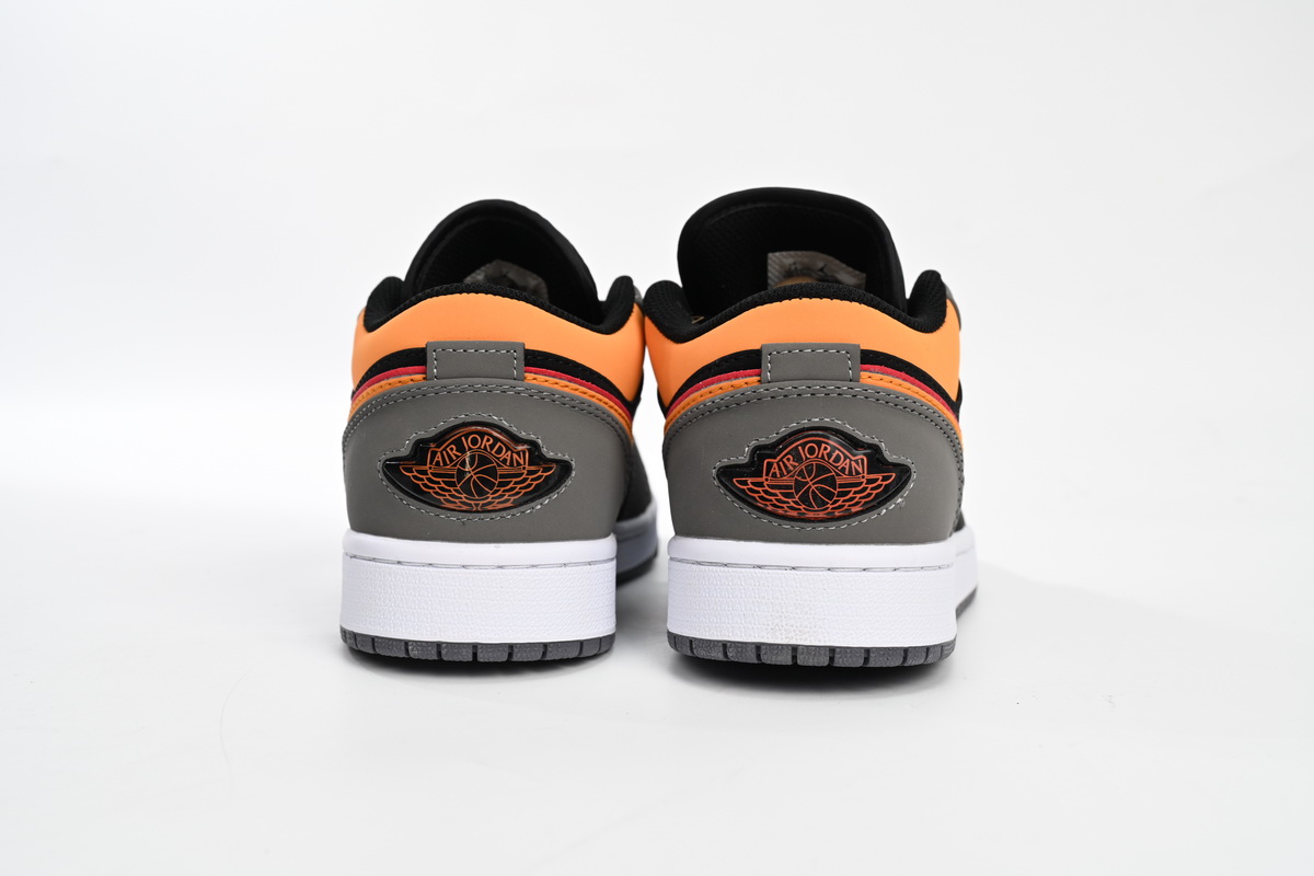 Jordan 1 Low SE Light Graphite Vivid Orange FB7308-008