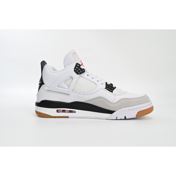 Nike SB x Air Jordan 4 White Black DR5415-100 (Advance Batch)
