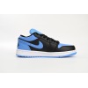 Jordan 1 Low Black University Blue 553558-041