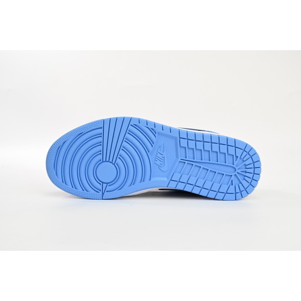 Jordan 1 Low Black University Blue 553558-041