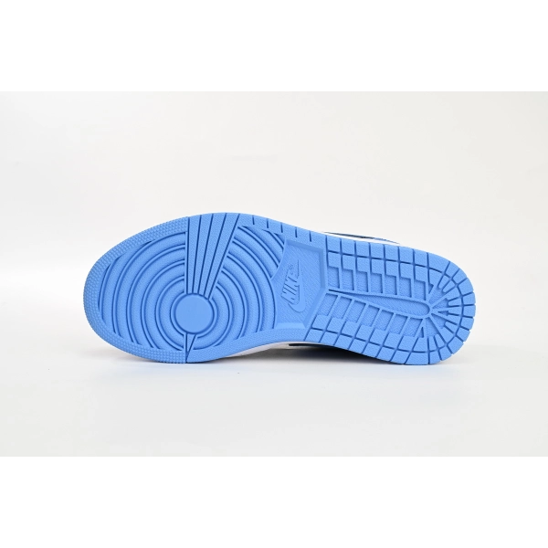 Jordan 1 Low Black University Blue 553558-041