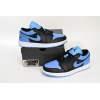 Jordan 1 Low Black University Blue 553558-041
